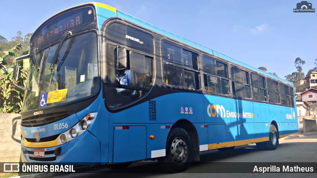 JTP Transportes - COM Embu das Artes 01.056 na cidade de Embu das Artes, São Paulo, Brasil, por Asprilla Matheus. Número da foto: #9043865.