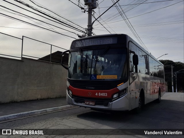 Express Transportes Urbanos Ltda 4 8403 na cidade de São Paulo, São Paulo, Brasil, por Vanderci Valentim. Número da foto: #9042716.