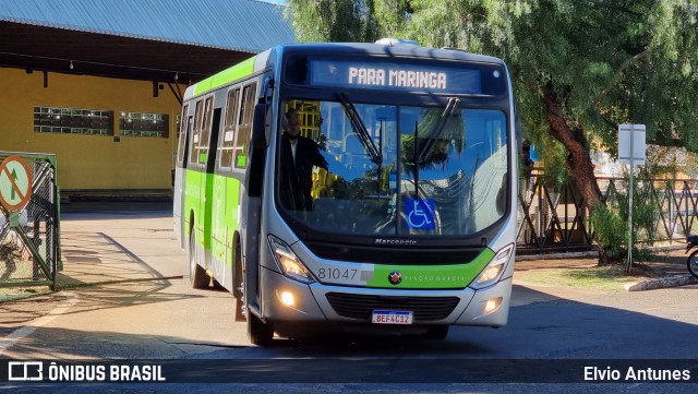 Viação Garcia 81047 na cidade de Maringá, Paraná, Brasil, por Elvio Antunes. ID da foto: 9097506.