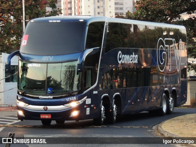 Viação Cometa 17325 na cidade de Ribeirão Preto, São Paulo, Brasil, por Igor Policarpo. Número da foto: #9096906.