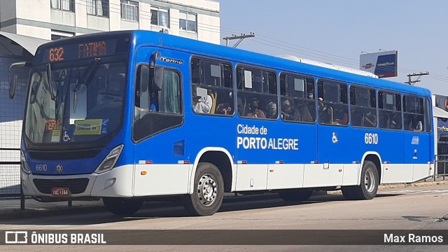 SOPAL - Sociedade de Ônibus Porto-Alegrense Ltda. 6610 na cidade de Porto Alegre, Rio Grande do Sul, Brasil, por Max Ramos. ID da foto: 9095556.