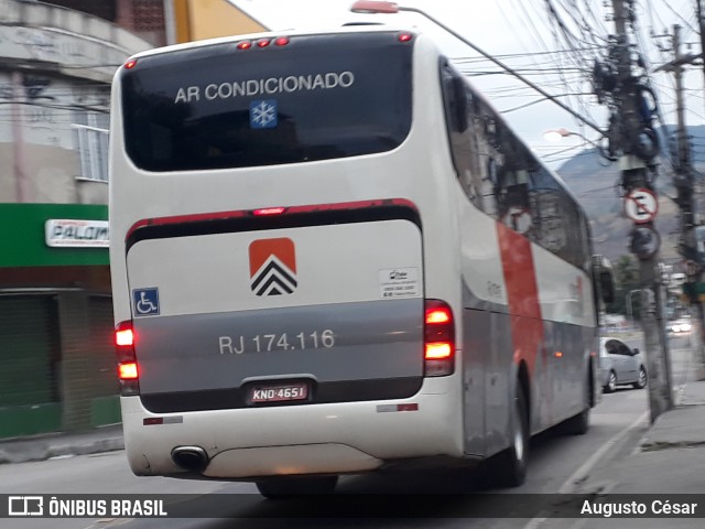 Viação Cidade do Aço RJ 174.116 na cidade de Nova Iguaçu, Rio de Janeiro, Brasil, por Augusto César. ID da foto: 9095439.