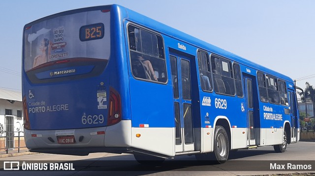 SOPAL - Sociedade de Ônibus Porto-Alegrense Ltda. 6629 na cidade de Porto Alegre, Rio Grande do Sul, Brasil, por Max Ramos. Número da foto: #9097447.