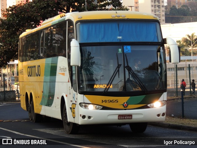 Empresa Gontijo de Transportes 14965 na cidade de Ribeirão Preto, São Paulo, Brasil, por Igor Policarpo. ID da foto: 9096930.