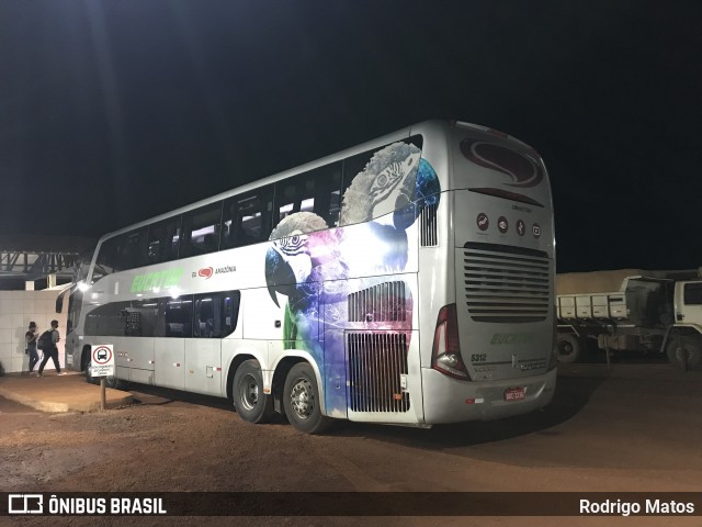 Eucatur - Empresa União Cascavel de Transportes e Turismo 5312 na cidade de Itapuã do Oeste, Rondônia, Brasil, por Rodrigo Matos. ID da foto: 9097372.