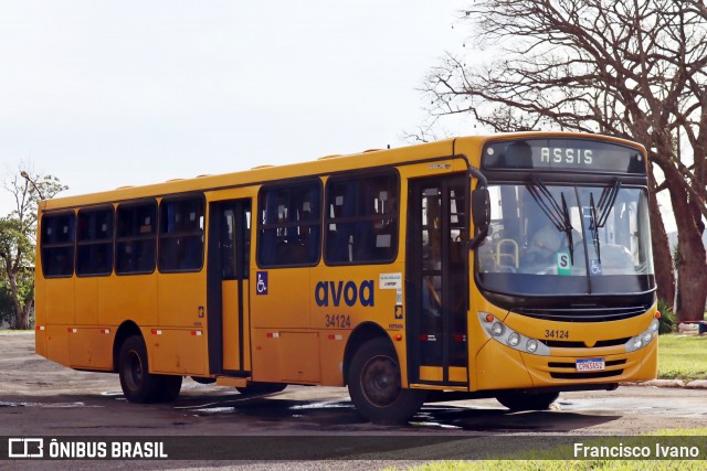 AVOA - Auto Viação Ourinhos Assis 34124 na cidade de Ourinhos, São Paulo, Brasil, por Francisco Ivano. Número da foto: #9097080.