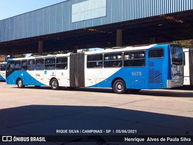VB Transportes e Turismo 1478 na cidade de Campinas, São Paulo, Brasil, por Henrique Alves de Paula Silva. Número da foto: #9097875.