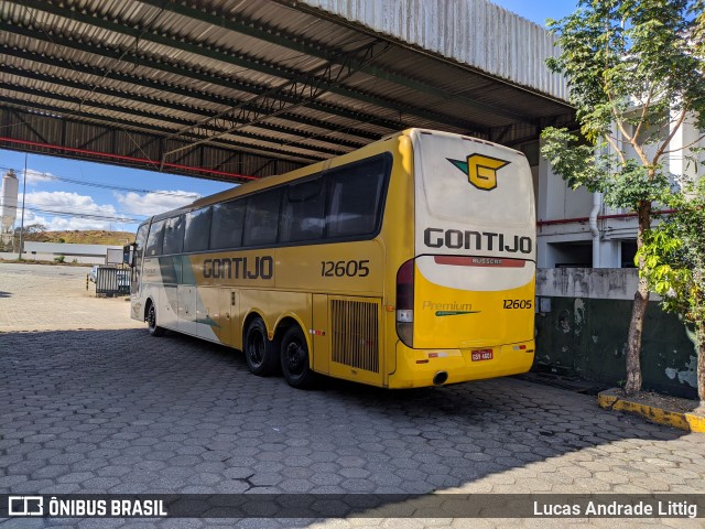 Empresa Gontijo de Transportes 12605 na cidade de Governador Valadares, Minas Gerais, Brasil, por Lucas Andrade Littig. ID da foto: 9099402.