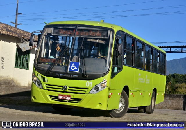 Viação Paraíso Verde 01 na cidade de Guapimirim, Rio de Janeiro, Brasil, por Eduardo  Marques Teixeira. ID da foto: 9097938.