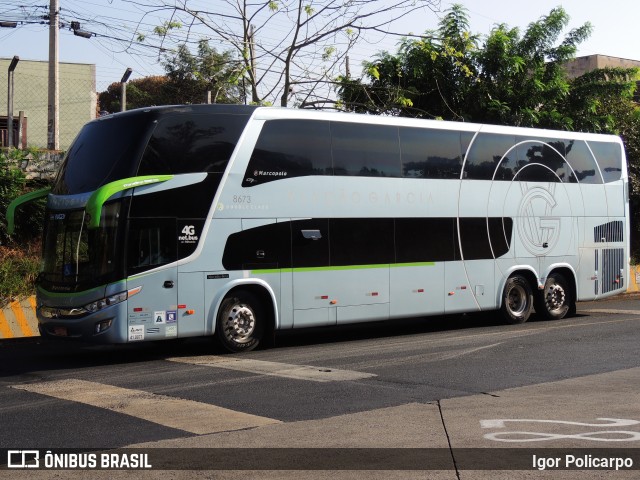 Viação Garcia 8673 na cidade de Ribeirão Preto, São Paulo, Brasil, por Igor Policarpo. Número da foto: #9099981.