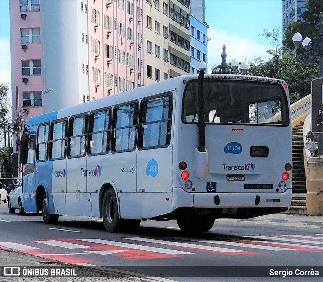 Metropolitana Transportes e Serviços 11104 na cidade de Vitória, Espírito Santo, Brasil, por Sergio Corrêa. ID da foto: 9098001.