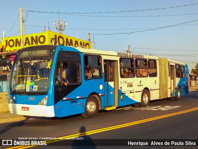 VB Transportes e Turismo 1597 na cidade de Campinas, São Paulo, Brasil, por Henrique Alves de Paula Silva. ID da foto: 9097876.