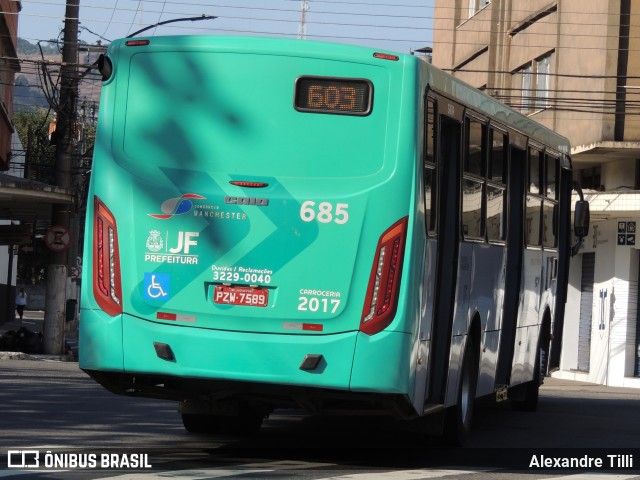 TUSMIL - Transporte Urbano São Miguel 685 na cidade de Juiz de Fora, Minas Gerais, Brasil, por Alexandre Tilli. Número da foto: #9098824.
