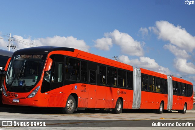 Transporte Coletivo Glória BE729 na cidade de Curitiba, Paraná, Brasil, por Guilherme Bomfim. Número da foto: #9099810.