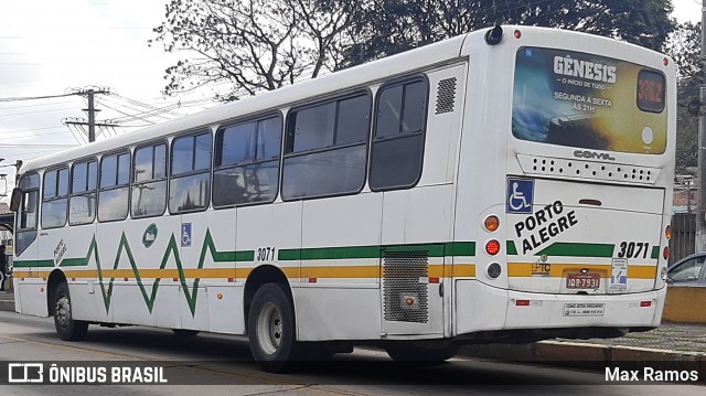 Sudeste Transportes Coletivos 3071 na cidade de Porto Alegre, Rio Grande do Sul, Brasil, por Max Ramos. Número da foto: #9100718.