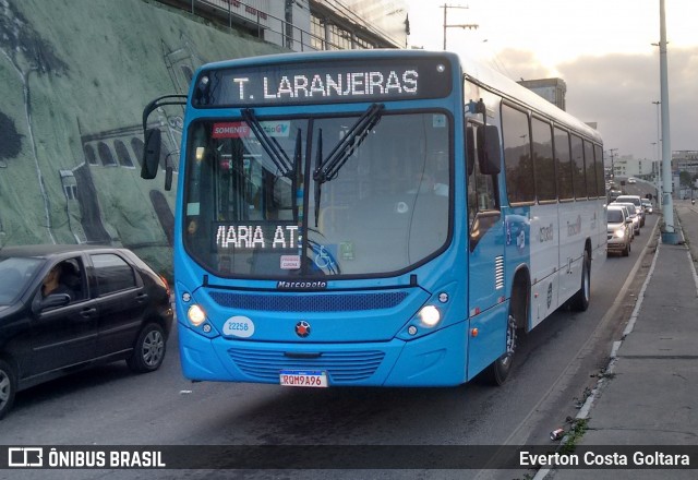 Nova Transporte 22258 na cidade de Cariacica, Espírito Santo, Brasil, por Everton Costa Goltara. Número da foto: #9100969.