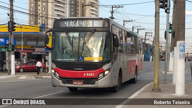 Express Transportes Urbanos Ltda 4 8403 na cidade de São Paulo, São Paulo, Brasil, por Roberto Teixeira. Número da foto: #9102123.