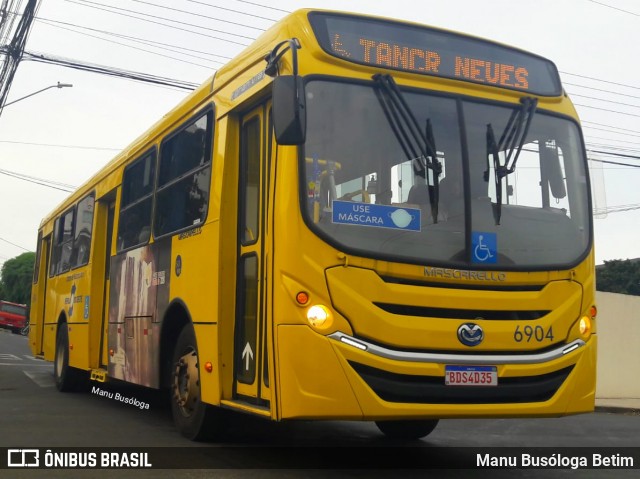 Transportes Coletivos Pérola do Oeste 6904 na cidade de Guarapuava, Paraná, Brasil, por Manu Busóloga Betim. Número da foto: #9103131.