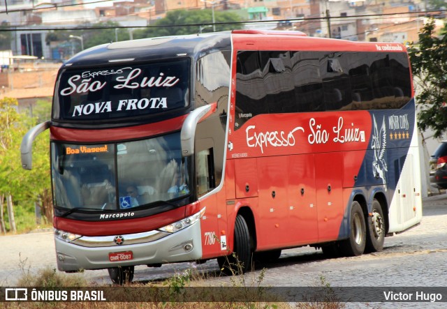 Expresso São Luiz 7780 na cidade de Caruaru, Pernambuco, Brasil, por Victor Hugo. Número da foto: #9103766.