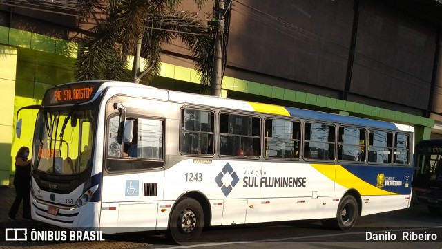 Viação Sul Fluminense 1243 na cidade de Volta Redonda, Rio de Janeiro, Brasil, por Danilo  Ribeiro. Número da foto: #9103437.