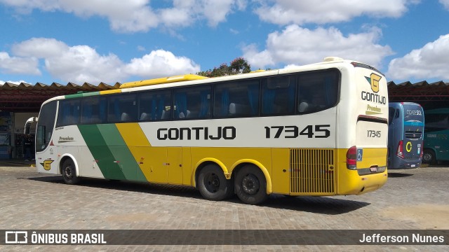 Empresa Gontijo de Transportes 17345 na cidade de Vitória da Conquista, Bahia, Brasil, por Jefferson Nunes. ID da foto: 9103488.