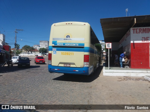 Viação Novo Horizonte 1028211 na cidade de Tanhaçu, Bahia, Brasil, por Flávio  Santos. ID da foto: 9100958.