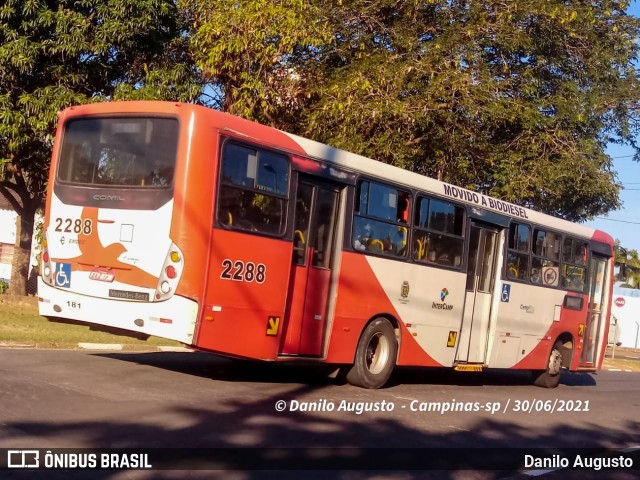 Expresso CampiBus 2288 na cidade de Campinas, São Paulo, Brasil, por Danilo Augusto. ID da foto: 9101117.