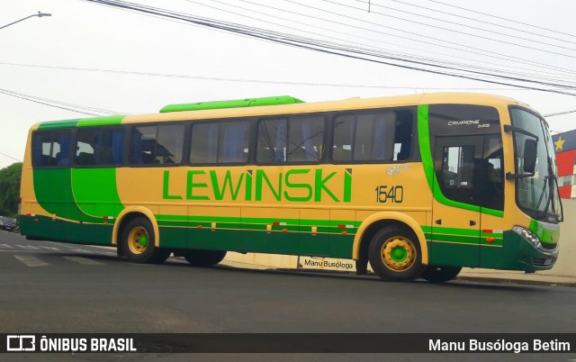 Lewitur - Lewinski Turismo 1540 na cidade de Guarapuava, Paraná, Brasil, por Manu Busóloga Betim. ID da foto: 9103153.