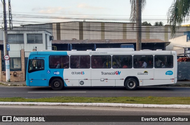 Nova Transporte 22274 na cidade de Cariacica, Espírito Santo, Brasil, por Everton Costa Goltara. Número da foto: #9100962.