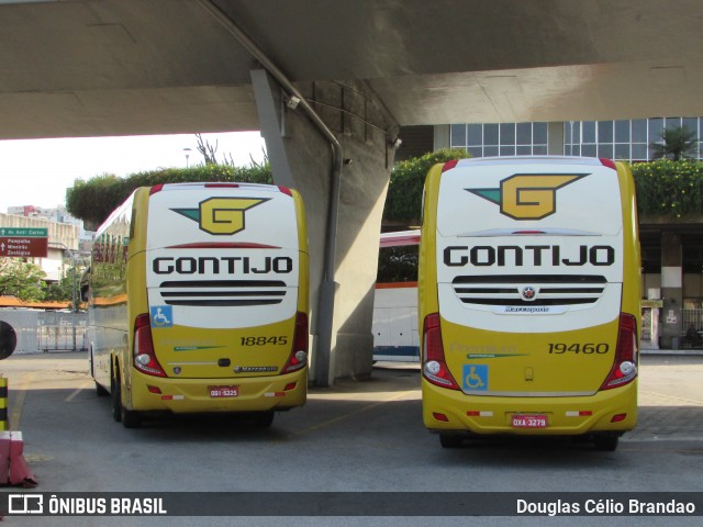 Empresa Gontijo de Transportes 18845 na cidade de Belo Horizonte, Minas Gerais, Brasil, por Douglas Célio Brandao. ID da foto: 9102660.