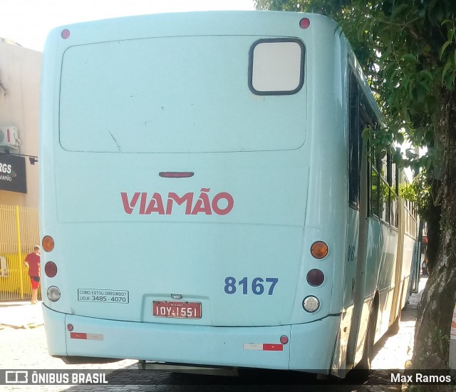 Empresa de Transporte Coletivo Viamão 8167 na cidade de Porto Alegre, Rio Grande do Sul, Brasil, por Max Ramos. ID da foto: 9100682.