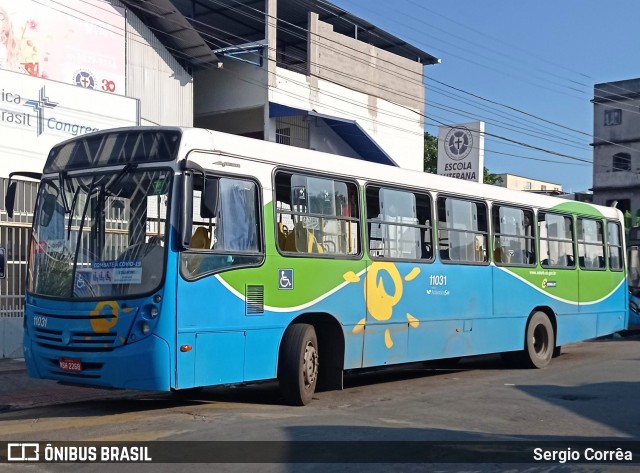 Metropolitana Transportes e Serviços 11031 na cidade de Vila Velha, Espírito Santo, Brasil, por Sergio Corrêa. Número da foto: #9101000.
