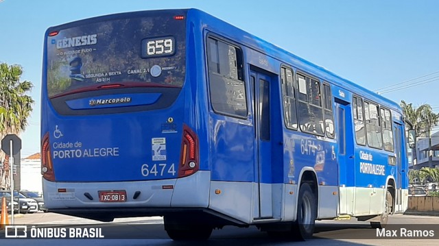 Nortran Transportes Coletivos 6474 na cidade de Porto Alegre, Rio Grande do Sul, Brasil, por Max Ramos. Número da foto: #9104419.