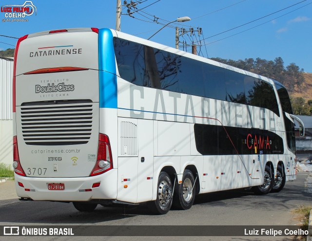 Auto Viação Catarinense 3707 na cidade de Juiz de Fora, Minas Gerais, Brasil, por Luiz Felipe Coelho. Número da foto: #9104316.