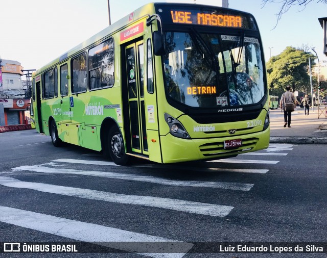 Santo Antônio Transportes Niterói 2.2.090 na cidade de Niterói, Rio de Janeiro, Brasil, por Luiz Eduardo Lopes da Silva. ID da foto: 9104980.