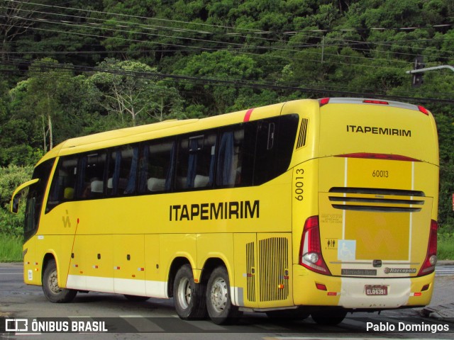 Viação Itapemirim 60013 na cidade de Juiz de Fora, Minas Gerais, Brasil, por Pablo Domingos. ID da foto: 9105454.