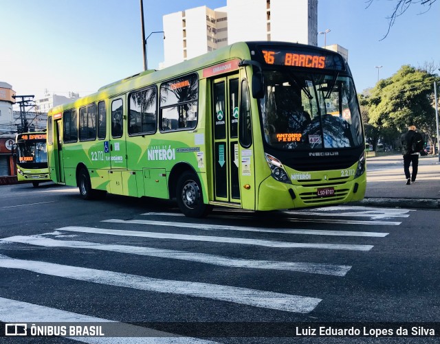 Santo Antônio Transportes Niterói 2.2.112 na cidade de Niterói, Rio de Janeiro, Brasil, por Luiz Eduardo Lopes da Silva. Número da foto: #9104971.