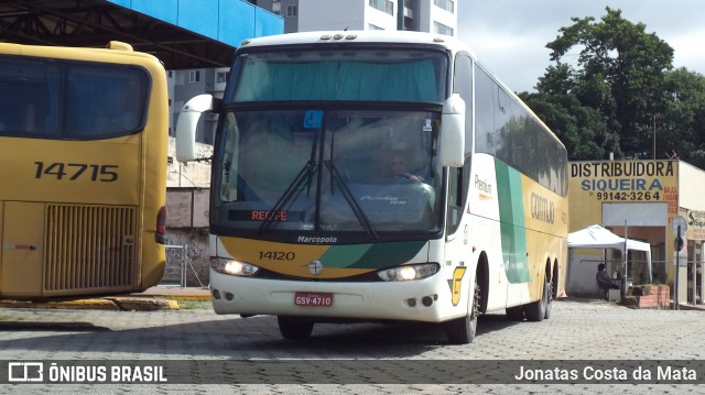 Empresa Gontijo de Transportes 14120 na cidade de Coronel Fabriciano, Minas Gerais, Brasil, por Jonatas Costa da Mata. ID da foto: 9105768.