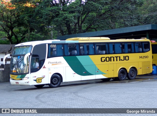 Empresa Gontijo de Transportes 14290 na cidade de Belo Horizonte, Minas Gerais, Brasil, por George Miranda. ID da foto: 9105166.