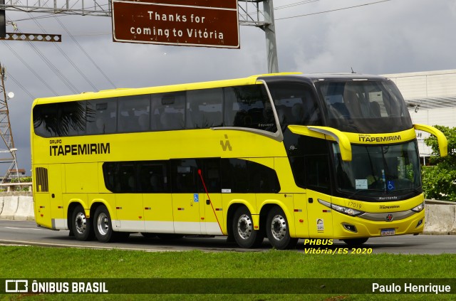 Viação Itapemirim 17019 na cidade de Vitória, Espírito Santo, Brasil, por Paulo Henrique. Número da foto: #9104777.