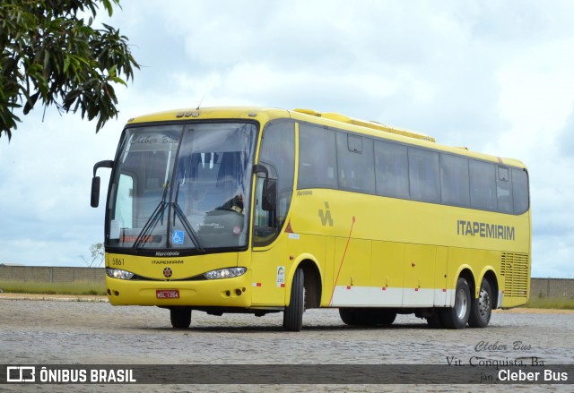 Viação Itapemirim 5861 na cidade de Vitória da Conquista, Bahia, Brasil, por Cleber Bus. Número da foto: #9105788.