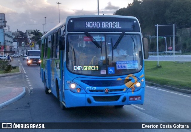 Santa Zita Transportes Coletivos 21178 na cidade de Cariacica, Espírito Santo, Brasil, por Everton Costa Goltara. Número da foto: #9103989.