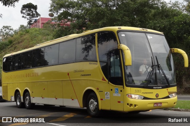 Viação Itapemirim 5083 na cidade de Barra do Piraí, Rio de Janeiro, Brasil, por Rafael H.. ID da foto: 9105757.