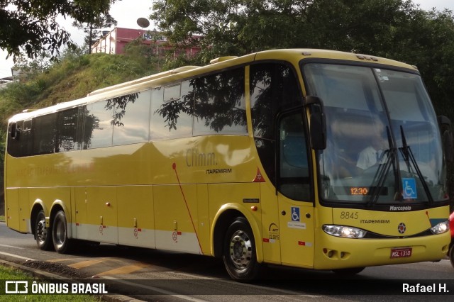 Viação Itapemirim 8845 na cidade de Barra do Piraí, Rio de Janeiro, Brasil, por Rafael H.. ID da foto: 9105755.