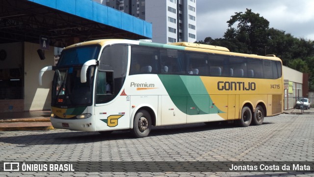 Empresa Gontijo de Transportes 14715 na cidade de Coronel Fabriciano, Minas Gerais, Brasil, por Jonatas Costa da Mata. Número da foto: #9105770.