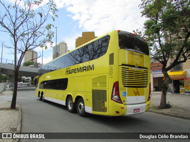 Viação Itapemirim 17037 na cidade de Belo Horizonte, Minas Gerais, Brasil, por Douglas Célio Brandao. ID da foto: 9107648.