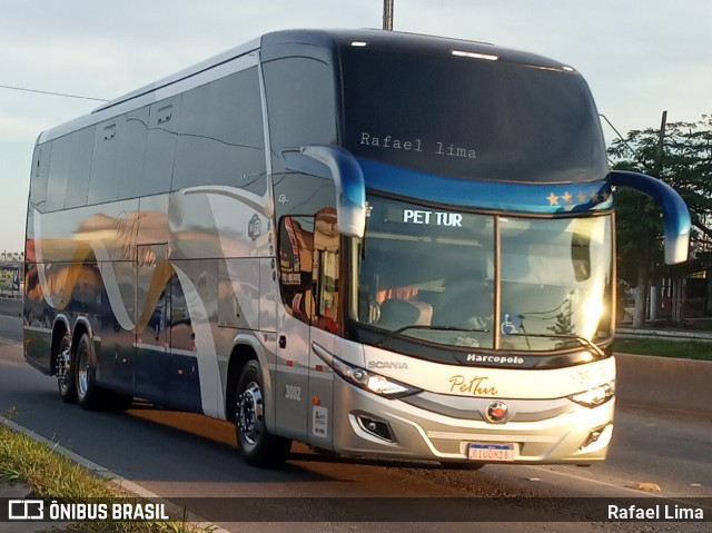 Pet Tur - Rms Transporte e Turismo 3002 na cidade de Itaboraí, Rio de Janeiro, Brasil, por Rafael Lima. ID da foto: 9107446.