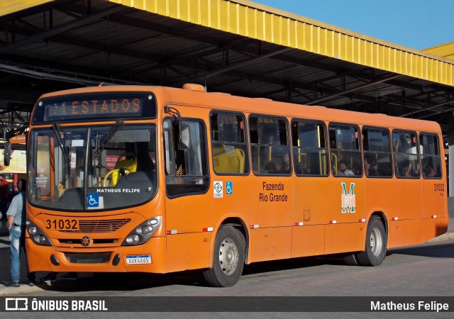 Viação Nobel 31032 na cidade de Fazenda Rio Grande, Paraná, Brasil, por Matheus Felipe. Número da foto: #9106960.