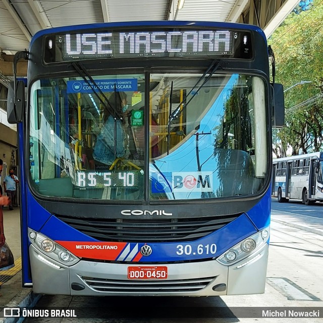 Empresa de Ônibus Vila Galvão 30.610 na cidade de São Paulo, São Paulo, Brasil, por Michel Nowacki. Número da foto: #9107241.