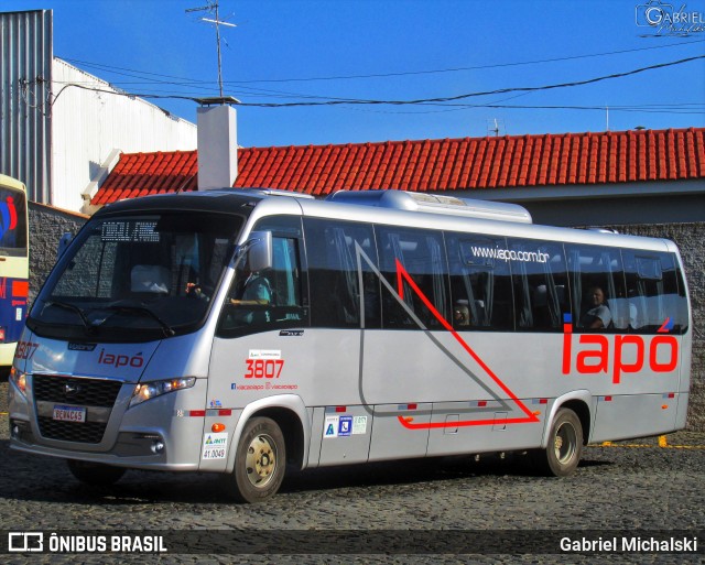 Viação Santana Iapó 3807 na cidade de Ponta Grossa, Paraná, Brasil, por Gabriel Michalski. ID da foto: 9108806.